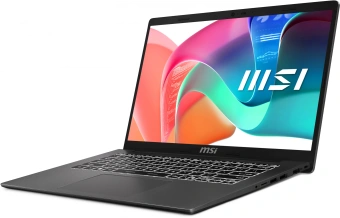 Ноутбук MSI Modern 14 F13MG-069XRU Core i7 1355U 16Gb SSD512Gb Intel Iris Xe graphics 14" IPS FHD (1920x1080) Free DOS grey WiFi BT Cam (9S7-14S121-069) - купить недорого с доставкой в интернет-магазине