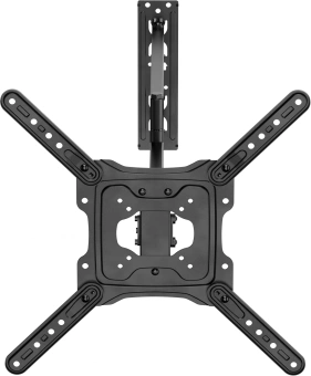Кронштейн для телевизора Ultramounts UM960 черный 23"-65" макс.35кг настенный поворот и наклон - купить недорого с доставкой в интернет-магазине
