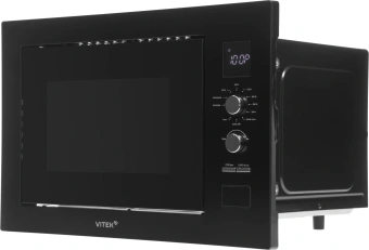 Микроволновая печь Vitek VBMW 2540 BG 25л. 850Вт черный (встраиваемая) - купить недорого с доставкой в интернет-магазине