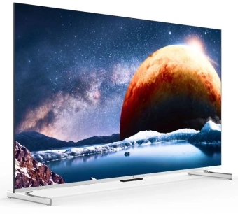 Телевизор QLED Digma Pro 65" Mini LED 65Q Google TV Frameless серебристый/серебристый 4K Ultra HD 144Hz MEMC DVB-T DVB-T2 DVB-C DVB-S DVB-S2 USB WiFi Smart TV - купить недорого с доставкой в интернет-магазине