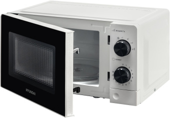 Микроволновая Печь Hyundai HYM-M2049 20л. 700Вт белый/черный - купить недорого с доставкой в интернет-магазине