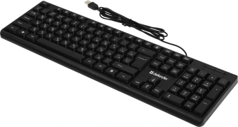 Клавиатура Defender Daily Hb-162 черный USB Multimedia (45162) - купить недорого с доставкой в интернет-магазине