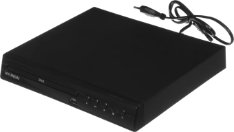 Плеер DVD Hyundai H-DVD100 черный ПДУ - купить недорого с доставкой в интернет-магазине