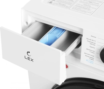 Стиральная машина Lex LWM06010BLIDsmall класс: A+++ загр.фронтальная макс.:6кг белый инвертор - купить недорого с доставкой в интернет-магазине