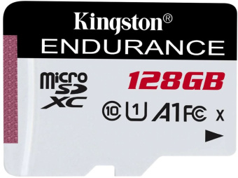 Флеш карта microSDXC 128Gb Class10 Kingston SDCE/128GB High Endurance w/o adapter - купить недорого с доставкой в интернет-магазине