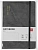 Блокнот Deli EN123LGREY A5 210х143мм искусст. кожа 80л линейка твердая обложка серый