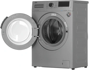 Стиральная машина Beko WSPE6H616S класс: A загр.фронтальная макс.:6.5кг серебристый - купить недорого с доставкой в интернет-магазине