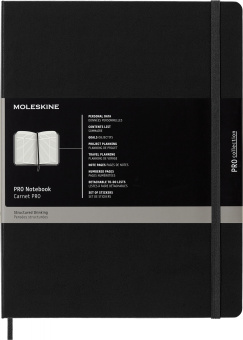 Блокнот Moleskine PROFESSIONAL PROPFNTB4HBK XLarge 190х250мм 192стр. твердая обложка черный - цена, купить или заказать с доставкой в интернет-магазине Блокнот Moleskine PROFESSIONAL PROPFNTB4HBK XLarge 190х250мм 192стр. твердая обложка черный - купить недорого с доставкой в интернет-магазине