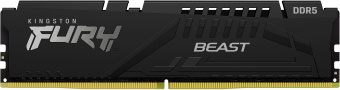 Память DDR5 32GB 5200MHz Kingston KF552C40BB-32 Fury Beast RTL Gaming PC5-41600 CL40 DIMM 288-pin 1.25В dual rank с радиатором Ret - купить недорого с доставкой в интернет-магазине
