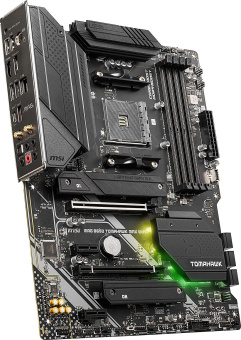 Материнская плата MSI MAG B550 TOMAHAWK MAX WIFI Soc-AM4 AMD B550 4xDDR4 ATX AC`97 8ch(7.1) 2.5Gg RAID+HDMI+DP - купить недорого с доставкой в интернет-магазине