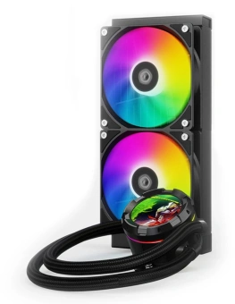Система водяного охлаждения ID-Cooling SL240 XE ARGB Soc-AM5/AM4/1151/1200/2066/1700 черный 4-pin 14-30dB Al+Cu 300W Ret - купить недорого с доставкой в интернет-магазине