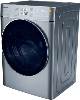 Стиральная машина Hyundai WMD9413 класс: B загр.фронтальная макс.:10кг (с сушкой) темно-серебристый инвертер - купить недорого с доставкой в интернет-магазине