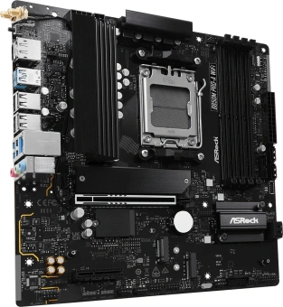 Материнская плата Asrock B850M PRO-A WIFI Socket AM5 AMD B850 4xDDR5 mATX AC`97 8ch(7.1) 2.5Gg RAID+HDMI+DP - купить недорого с доставкой в интернет-магазине