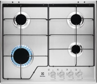 Газовая варочная поверхность Electrolux KGS6424SX нержавеющая сталь - купить недорого с доставкой в интернет-магазине