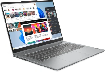 Ноутбук Lenovo IdeaPad 5 2-in-1 14IRH9 Core i7 13620H 16Gb SSD512Gb Intel UHD Graphics 14" OLED Touch WUXGA (1920x1200) без ОС grey WiFi BT Cam (83KX0041PS) - купить недорого с доставкой в интернет-магазине