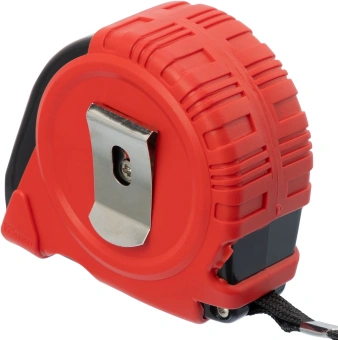 Рулетка строительная Matrix Rubber дл.полотна 7.5м изм.шкала в см зацеп простой красный/черный (31001) - купить недорого с доставкой в интернет-магазине