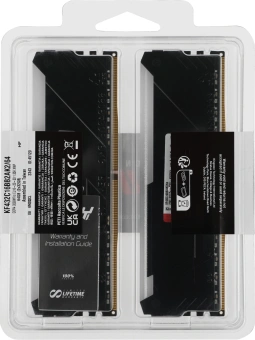 Память DDR4 2x32GB 3200MHz Kingston KF432C16BB2AK2/64 Fury Beast RGB RTL Gaming PC4-25600 CL16 DIMM 288-pin 1.35В dual rank с радиатором Ret - купить недорого с доставкой в интернет-магазине