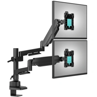 Кронштейн для мониторов Onkron G140 черный 13"-32" макс.16кг настольный поворот и наклон верт.перемещ. - купить недорого с доставкой в интернет-магазине