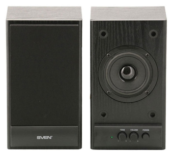 Колонки Sven SPS-607 2.0 черный 6Вт - купить недорого с доставкой в интернет-магазине