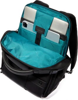 Рюкзак Piquadro Wollem CA6238W129W/N черный полиуретан - купить недорого с доставкой в интернет-магазине