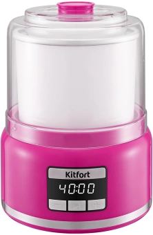 Мороженица Kitfort КТ-1851 20Вт 2000мл. розовый - купить недорого с доставкой в интернет-магазине