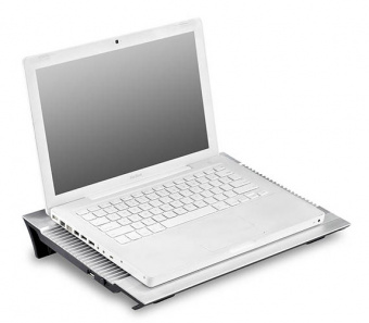 Подставка для ноутбука Deepcool N8 17"380x278x55мм 25дБ 4xUSB 2x 140ммFAN 1244г алюминий серебристый - купить недорого с доставкой в интернет-магазине