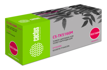 Картридж лазерный Cactus CS-TK5160M пурпурный (12000стр.) для Kyocera Ecosys P7040cdn - купить недорого с доставкой в интернет-магазине