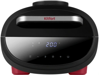 Аэрогриль Kitfort КТ-2295      1700Вт красный/черный - купить недорого с доставкой в интернет-магазине