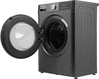 Стиральная машина Hyundai WMA8407 класс: A+++ загр.фронтальная макс.:8кг темно-серый инвертор - купить недорого с доставкой в интернет-магазине