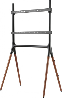 Подставка для телевизора Cactus CS-ST1247BKWN черный/орех 49"-70" макс.40кг напольный - купить недорого с доставкой в интернет-магазине