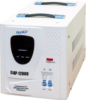 Стабилизатор напряжения Rucelf СтАР-12000 12кВА однофазный белый - купить недорого с доставкой в интернет-магазине