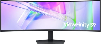 Монитор Samsung 49" ViewFinity S9 S49C950UAUXEN черный VA LED 5ms 32:9 HDMI M/M матовая HAS Piv 350cd 178гр/178гр 5120x1440 120Hz DP DQ USB 15.6кг - купить недорого с доставкой в интернет-магазине