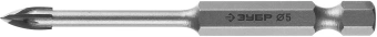 Сверло Зубр 29845-05_z01 по каф/керамогр/стек Д=5мм Дл=75мм (1пред.) для шуруповертов/дрелей - купить недорого с доставкой в интернет-магазине