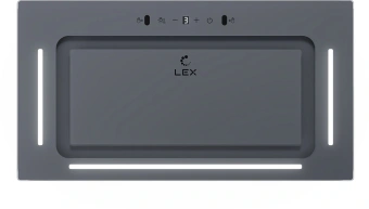 Вытяжка встраиваемая Lex Aura 600 Inverter GR серый управление: сенсорное (1 мотор) - купить недорого с доставкой в интернет-магазине