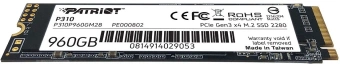 Накопитель SSD Patriot PCIe 3.0 x4 960GB P310P960GM28 P310 M.2 2280 - купить недорого с доставкой в интернет-магазине