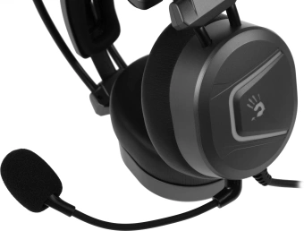 Наушники с микрофоном A4Tech Bloody MC750 серый 2.3м мониторные USB оголовье (MC750 GREY) - купить недорого с доставкой в интернет-магазине