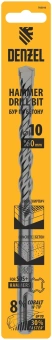 Бур Denzel 705016 по бетону Д=10мм Дл=160мм (1пред.) для перфораторов - купить недорого с доставкой в интернет-магазине