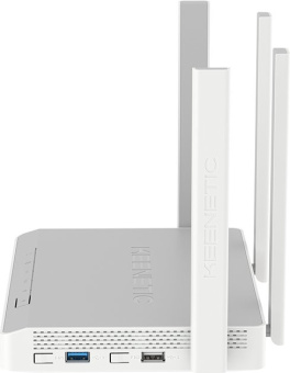 Роутер беспроводной Keenetic Ultra (KN-1811) AX3200 10/100/1000/2500BASE-TX/4G ready серый - купить недорого с доставкой в интернет-магазине