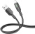 Кабель Hoco U120 iP USB (m)-Lightning (m) 1.2м черный коробка - купить недорого с доставкой в интернет-магазине