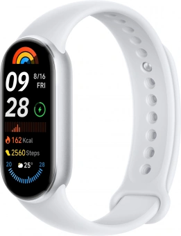 Фитнес-трекер Xiaomi Smart Band 9 AMOLED корп.:серебристый рем.:серебристый (BHR8340GL ) - купить недорого с доставкой в интернет-магазине