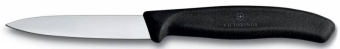 Нож кухонный Victorinox Swiss Classic (6.7603) стальной для чистки овощей и фруктов лезв.80мм прямая заточка черный без упаковки - купить недорого с доставкой в интернет-магазине
