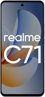 Смартфон Realme RMX5303 C71 128Gb 8Gb белый моноблок 3G 4G 2Sim 6.67" 720x1604 Android 15 50Mpix 802.11 a/b/g/n/ac NFC GPS GSM900/1800 GSM1900 FM - купить недорого с доставкой в интернет-магазине