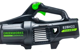 Воздуходувка Greenworks GD82ABII 1500Вт пит.:от аккум. черный/зеленый - купить недорого с доставкой в интернет-магазине