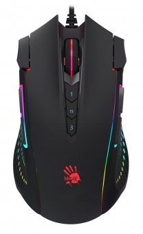 Мышь A4Tech Bloody J90s черный оптическая 8000dpi USB 12but (J90S BLACK ACTIVATED) - купить недорого с доставкой в интернет-магазине