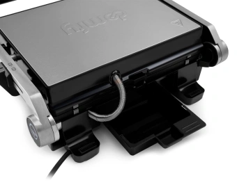 Электрогриль Domfy Metal DSM-EG502 2200Вт черный/серебристый - купить недорого с доставкой в интернет-магазине