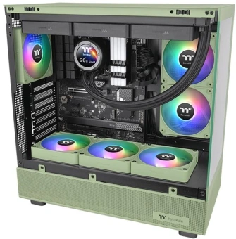 Вентилятор Thermaltake CT120 EX Sync Matcha реверсивный зеленый Ret (CL-F198-PL12MG-A) - купить недорого с доставкой в интернет-магазине