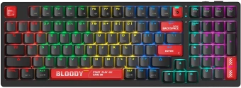 Клавиатура A4Tech Bloody WS98 механическая черный USB беспроводная BT/Radio Multimedia for gamer LED (WS98) - купить недорого с доставкой в интернет-магазине