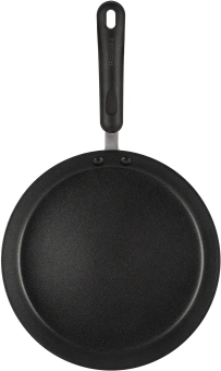 Сковорода блинная Rondell Pancake frypan RDA-274 круглая 22см покрытие: TriTitan ручка несъемная (без крышки) черный - купить недорого с доставкой в интернет-магазине
