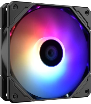 Вентилятор для корпуса ID-Cooling TF-12025 Pro ARGB 120х120x25 черный 4-pin + 3-pin 35.2дБ (TF-12025-PRO ARGB) Ret - купить недорого с доставкой в интернет-магазине