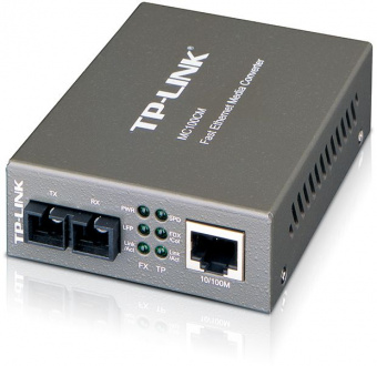 Медиаконвертер TP-Link MC100CM 100Mbit RJ45 100Mbit SC - купить недорого с доставкой в интернет-магазине
